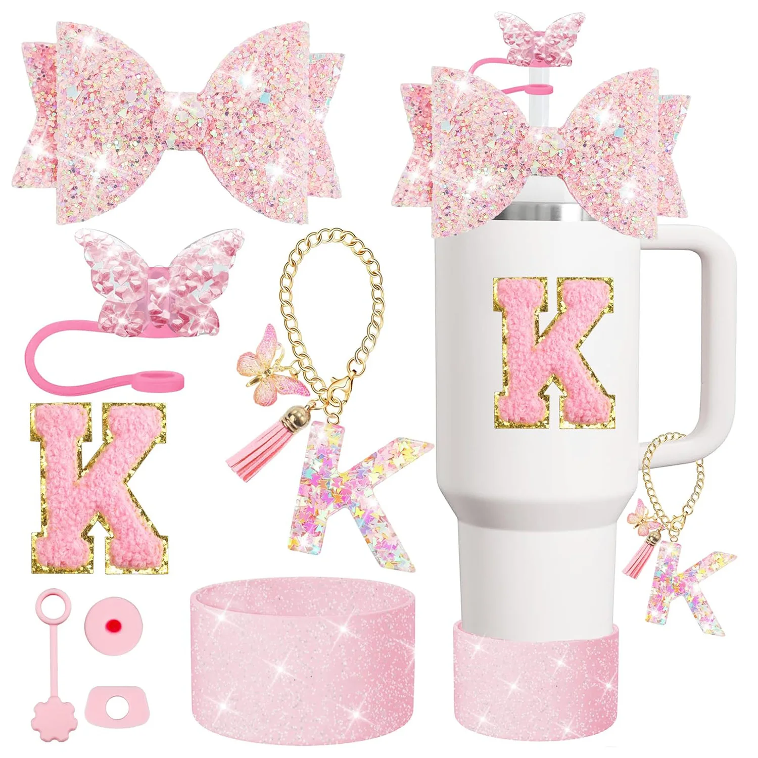 Bottle Stopper Set - 8PCS ถ้วยชุดอุปกรณ์เสริมสําหรับ Stanley 30oz 40oz Tumbler