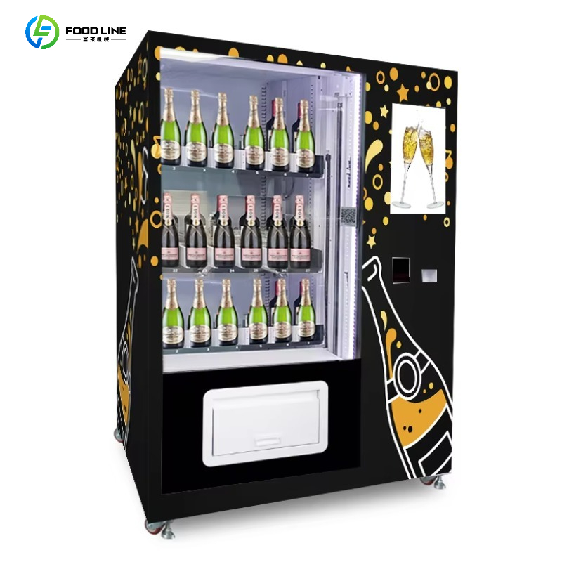 Wine Beers - เครื่องจำหน่ายสินค้าอัตโนมัติแบบหน้าจอสัมผัสสำหรับเบียร์ แชมเปญ ไวน์ รุ่น Micron Smart