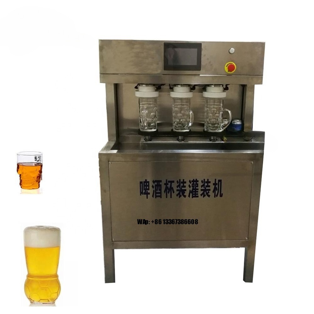 เครื่องบรรจุเบียร์แบบแมนนวลสำห - Wine To Beer Alcohol บทวิจารณ์และราคา