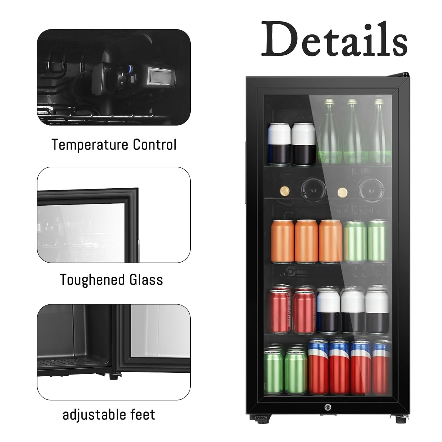 ตู้เย็นเครื่องดื่มขนาด 4.5 คิว - Wine Beer Mini Fridge บทวิจารณ์และราคา