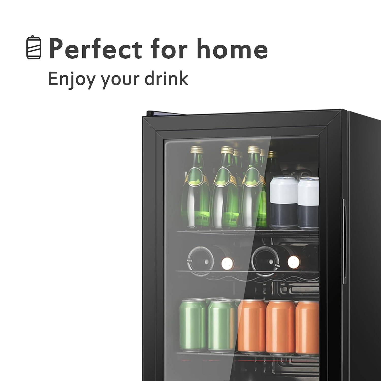 ตู้เย็นเครื่องดื่มขนาด 4.5 คิว - Wine Beer Mini Fridge บทวิจารณ์และราคา