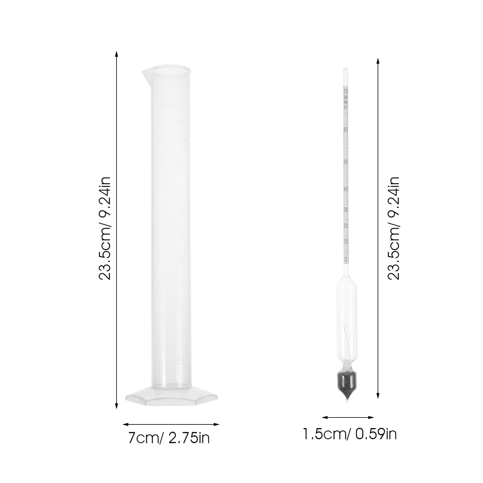 1 ชุด เครื่องวัดแอลกอฮอล์ ไฮโด - Wine To Beer Alcohol บทวิจารณ์และราคา
