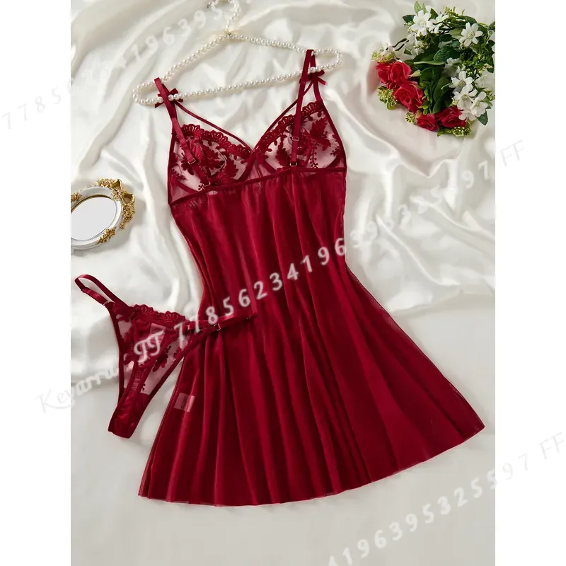 ชุดนอนสีแดงไวน์สำหรับผู้หญิง ส - Wine & Beer Shop Photos บทวิจารณ์และราคา