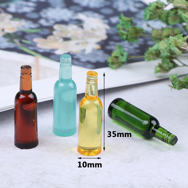 6 ชิ้น 1:12 ตุ๊กตาจิ๋ว ขวดเบีย - Wine Beers บทวิจารณ์และราคา
