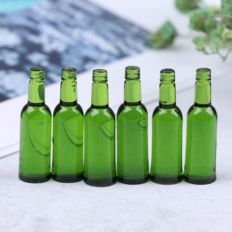 6 ชิ้น 1:12 ตุ๊กตาจิ๋ว ขวดเบีย - Wine Beers บทวิจารณ์และราคา