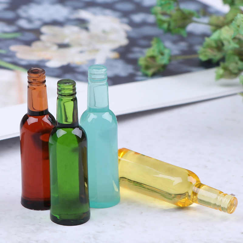 6 ชิ้น 1:12 ตุ๊กตาจิ๋ว ขวดเบีย - Wine Beers บทวิจารณ์และราคา