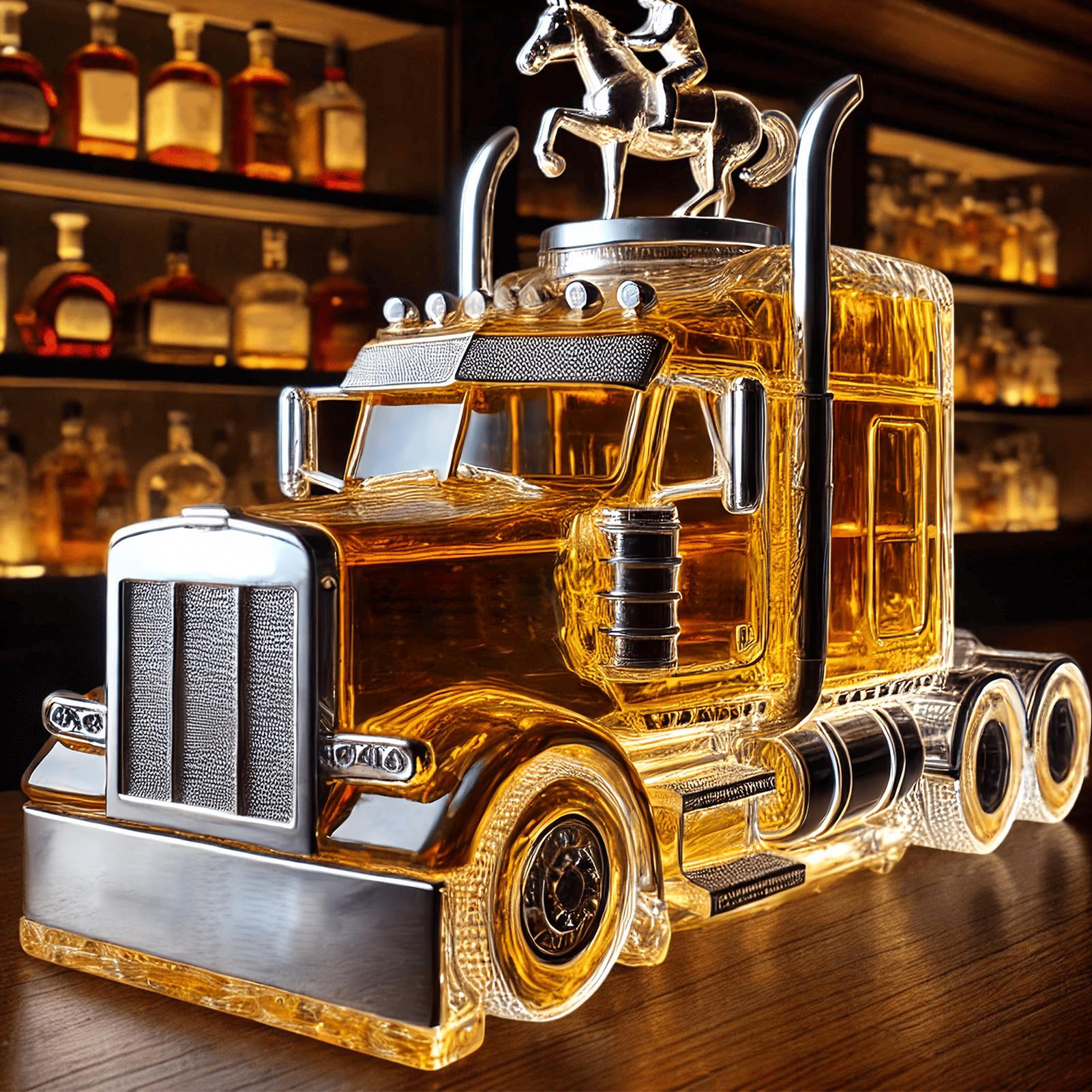รถแก้วขวดไวน์ครึ่งรถบรรทุกขวดเ - Wine Beer Truck บทวิจารณ์และราคา