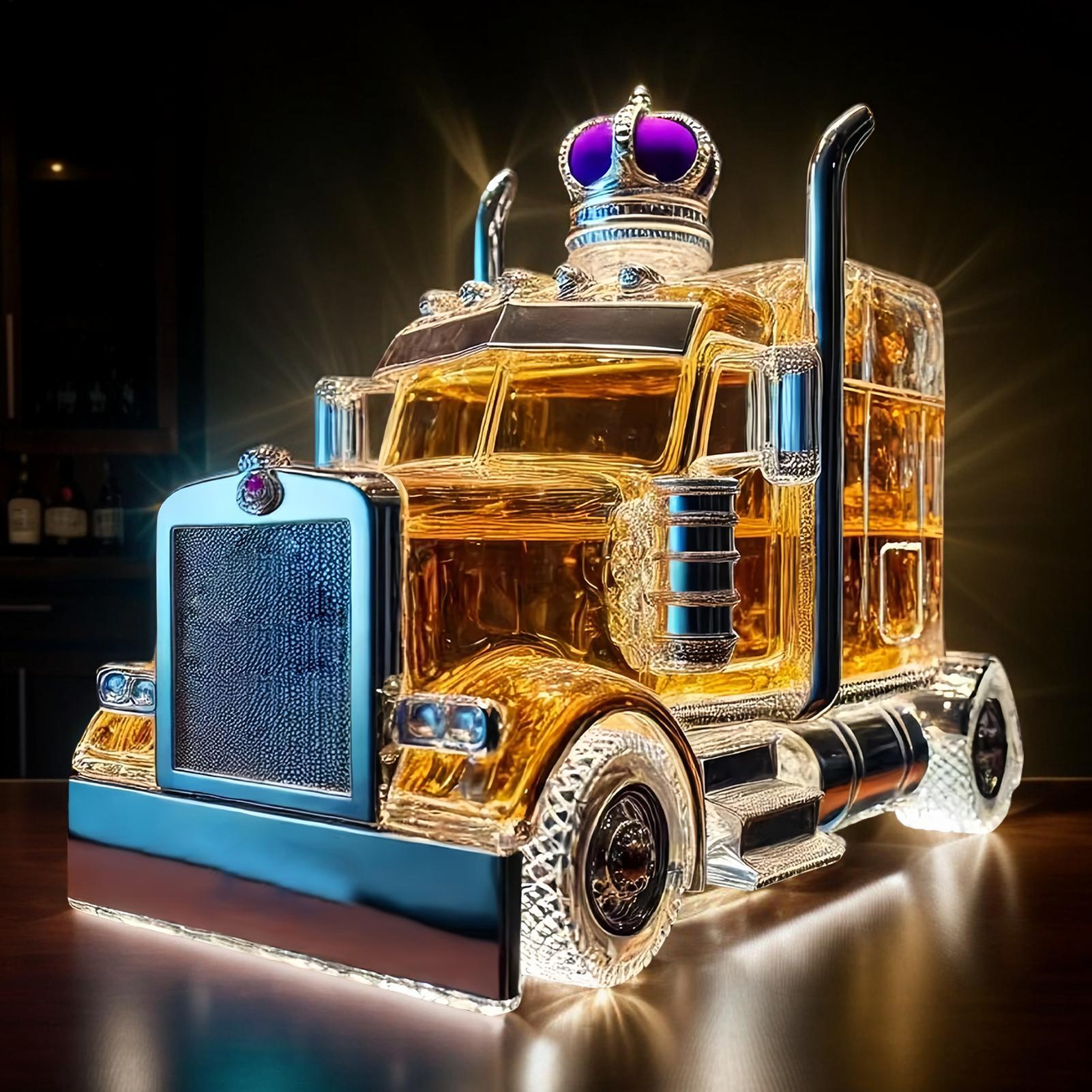 รถแก้วขวดไวน์ครึ่งรถบรรทุกขวดเ - Wine Beer Truck บทวิจารณ์และราคา