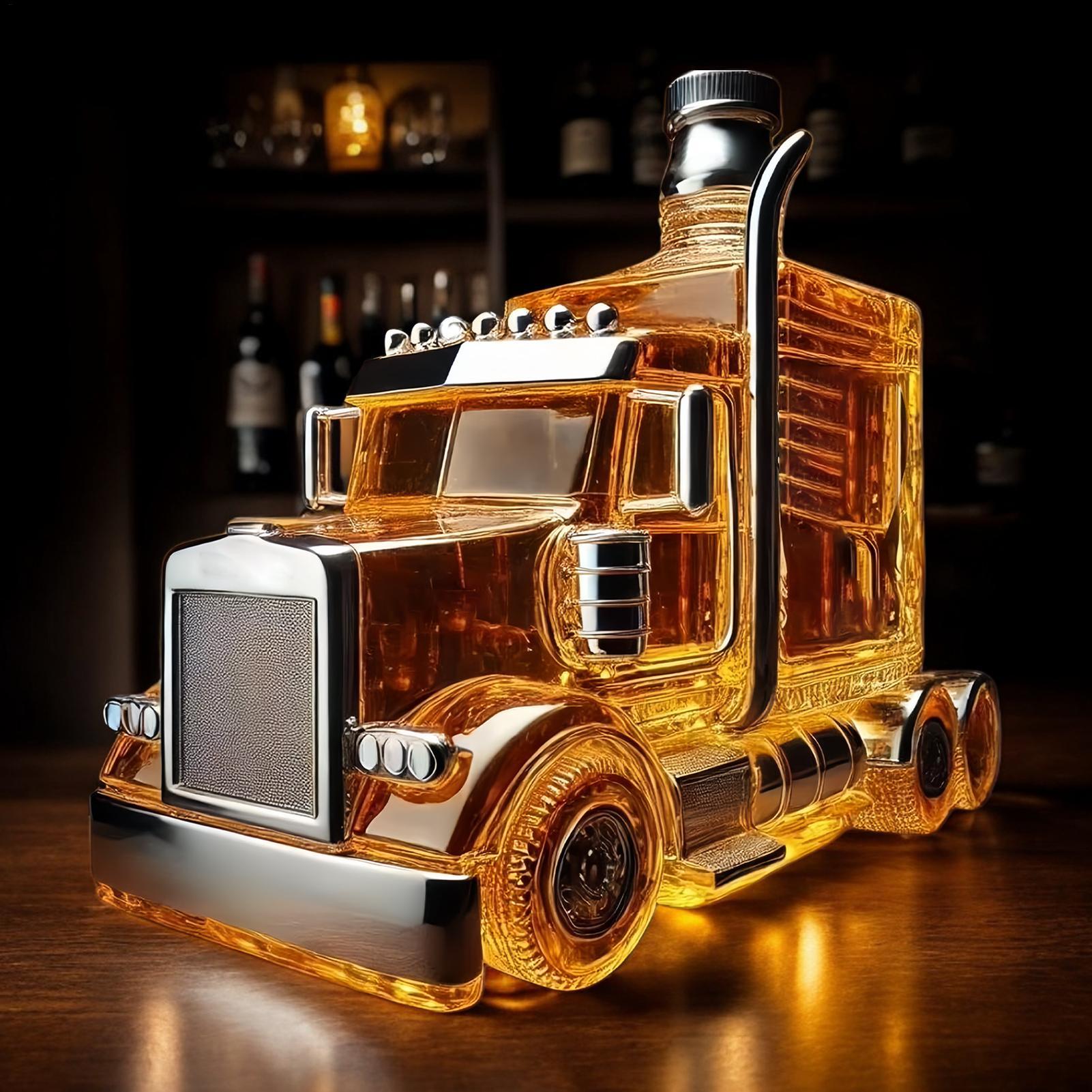 รถแก้วขวดไวน์ครึ่งรถบรรทุกขวดเ - Wine Beer Truck บทวิจารณ์และราคา