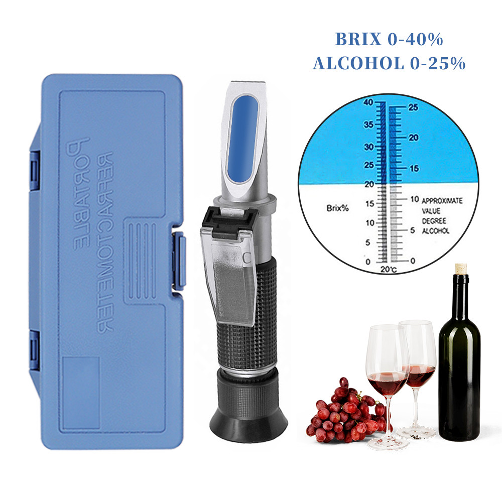 มือถือ 0 ~ 40% น้ําตาล Refract - Wine To Beer Alcohol บทวิจารณ์และราคา