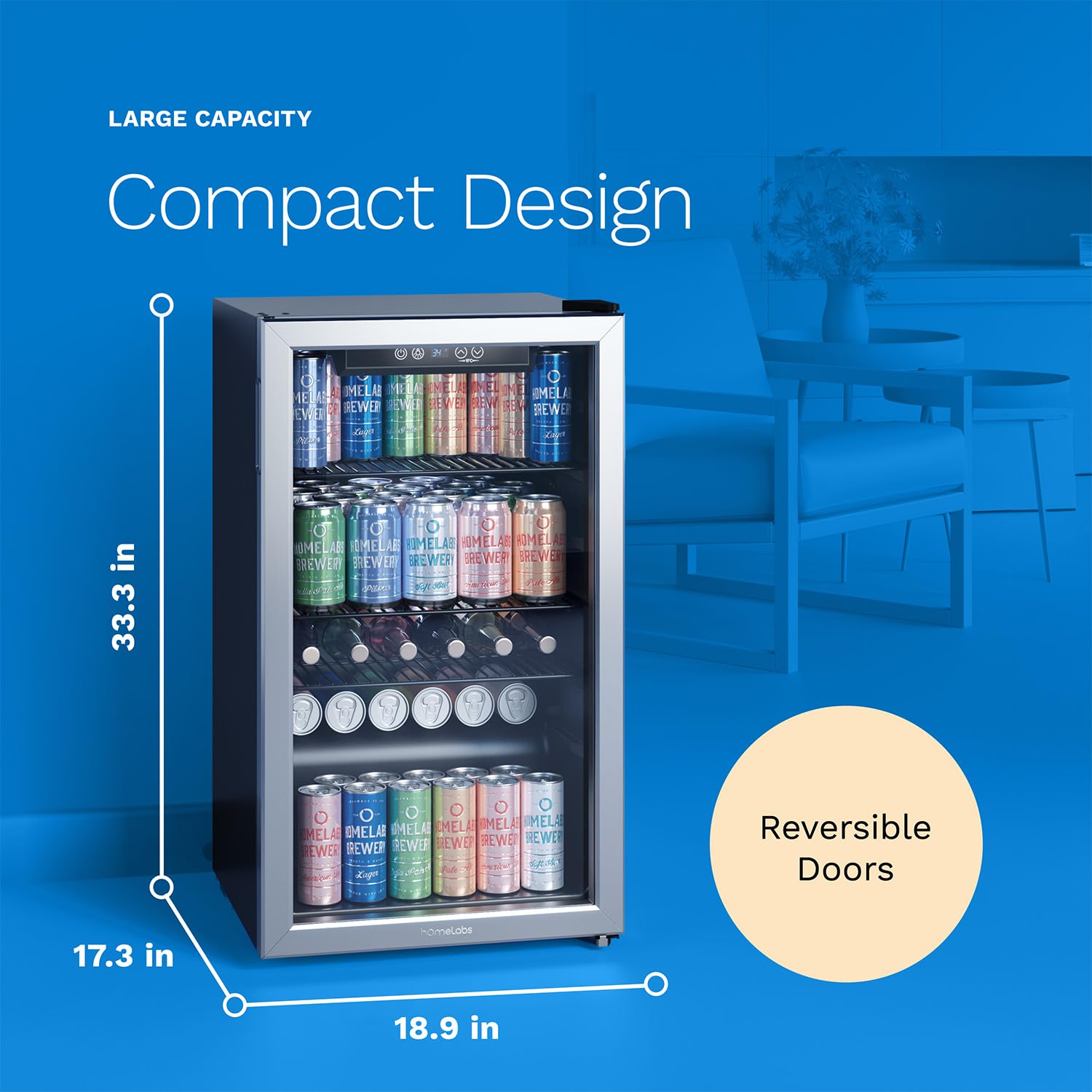 ตู้เย็นและตู้แช่เครื่องดื่ม คว - Wine Beer Mini Fridge บทวิจารณ์และราคา