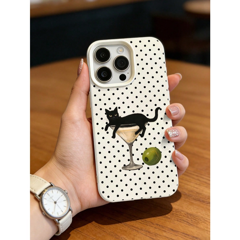เคสโทรศัพท์ลายภาพวาดแมวในแก้วไ - Wine & Beer Shop Photos บทวิจารณ์และราคา