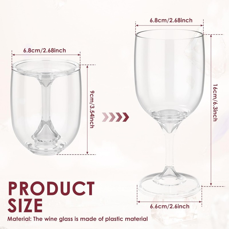 แก้วไวน์พับได้ แก้วไวน์พลาสติก - Wine & Beer Shop Photos บทวิจารณ์และราคา
