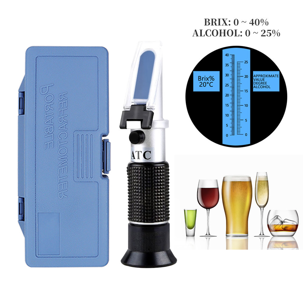 เครื่องวัดความเข้มข้นของไวน์แอ - Wine To Beer Alcohol บทวิจารณ์และราคา