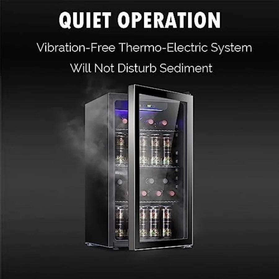 ตู้แช่ไวน์/ตู้แช่เครื่องดื่มขน - Wine Beer Mini Fridge บทวิจารณ์และราคา