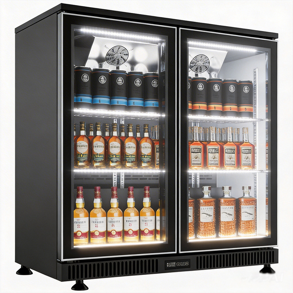 ตู้เย็นบาร์ 2 ประตู CE/RoHS คว - Wine Beer Mini Fridge บทวิจารณ์และราคา