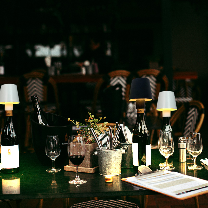 โคมไฟขวดไวน์คริสต์มาสแบบชาร์จไ - Wine & Beer Shop Photos บทวิจารณ์และราคา