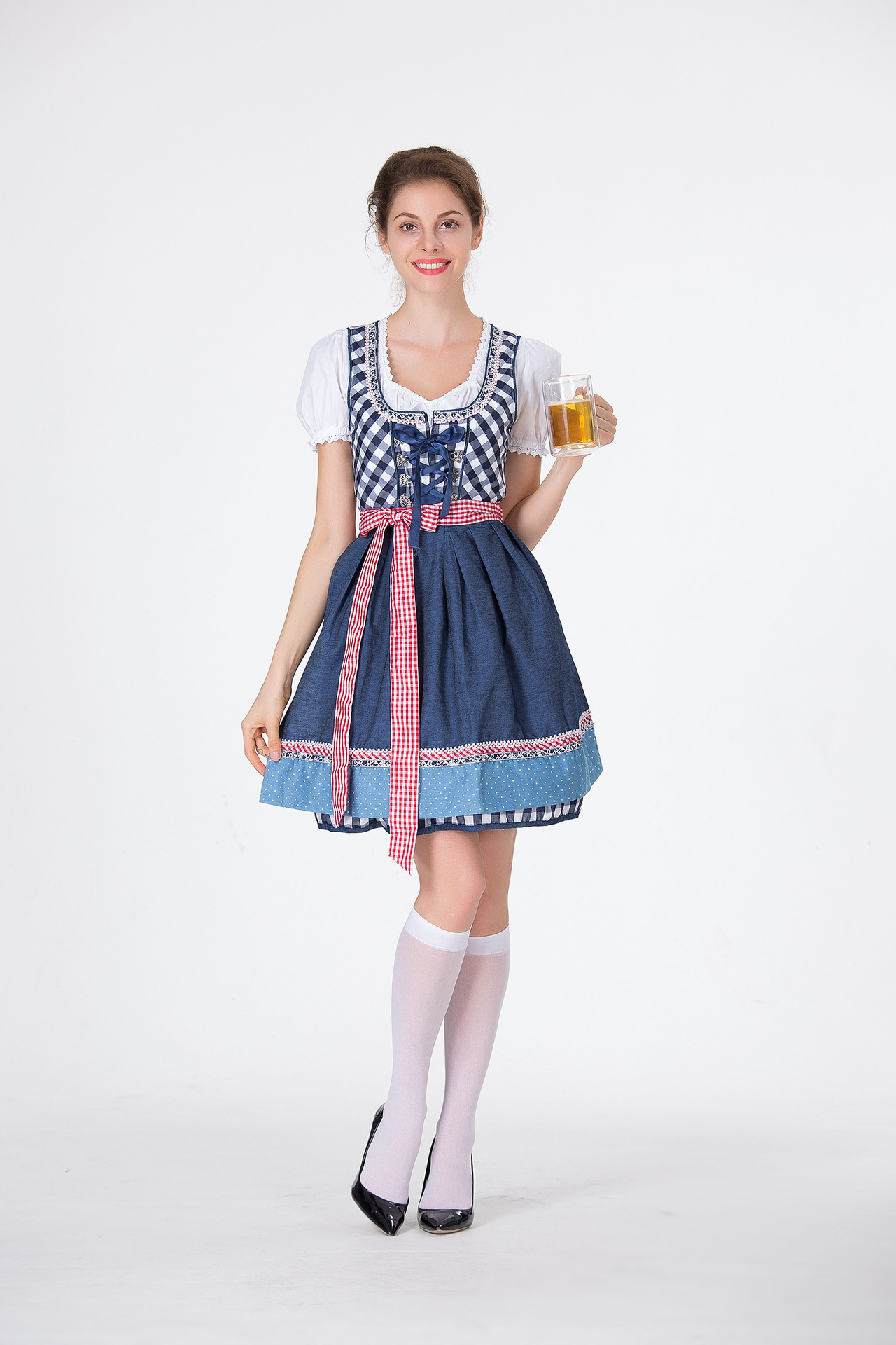 ชุดเดรสเดิร์นด์ลลายสก็อตสไตล์บ - Beer & Wine Jockey Plaza Shopping บทวิจารณ์และราคา