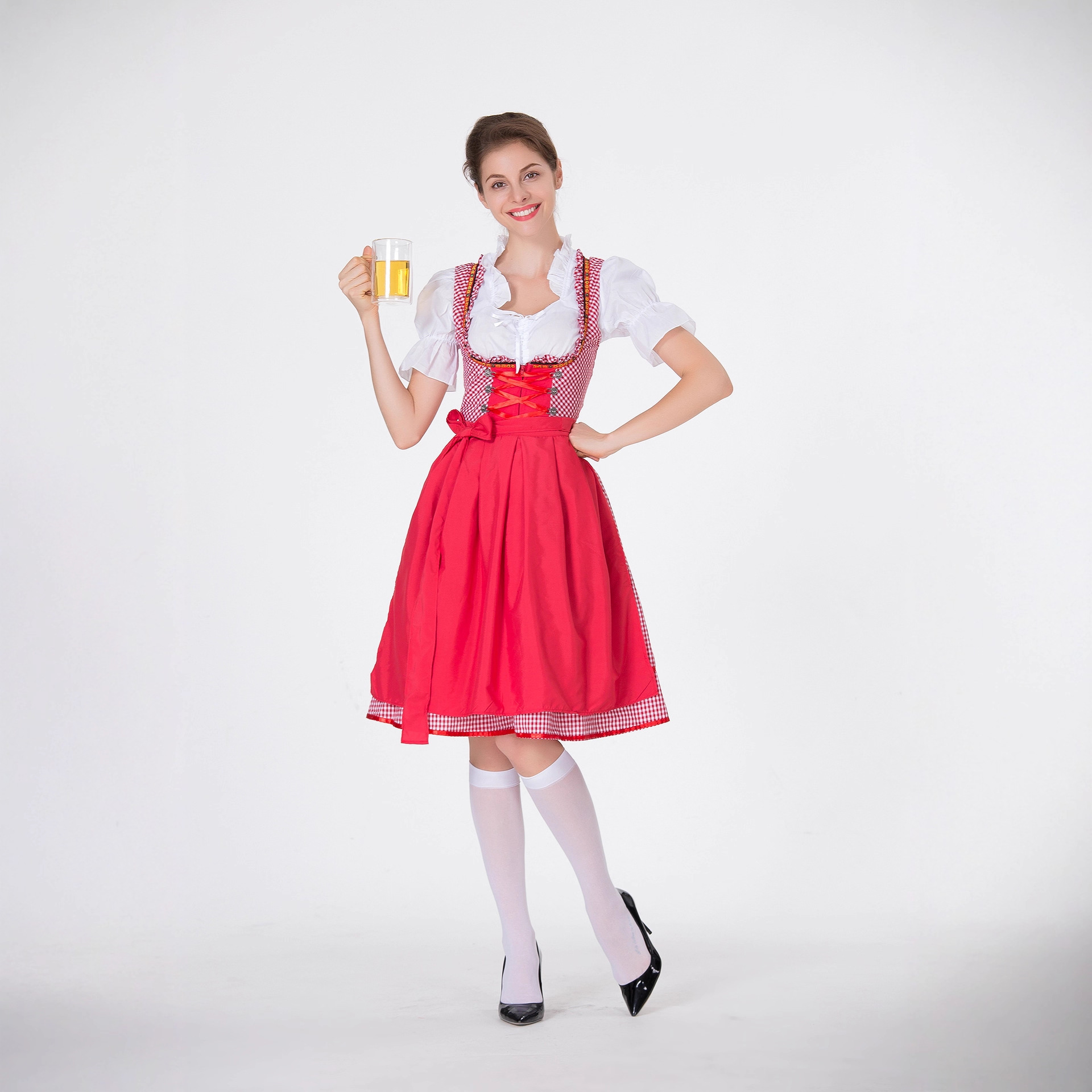 ชุดเดรสเดิร์นด์ลลายสก็อตสไตล์บ - Beer & Wine Jockey Plaza Shopping บทวิจารณ์และราคา