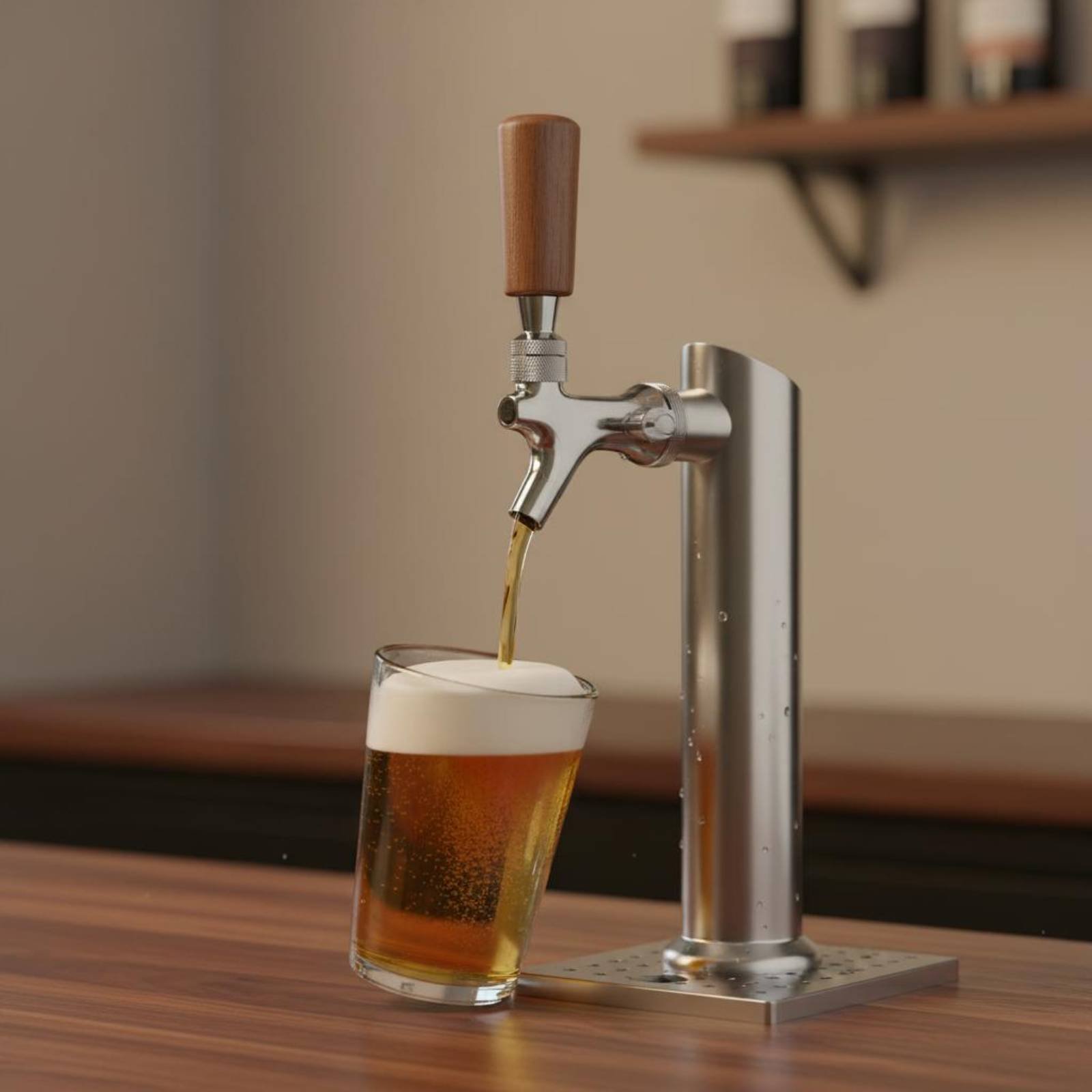 ด้ามจับเบียร์ไม้สั้น ด้ามจับก๊ - Wine Beers บทวิจารณ์และราคา