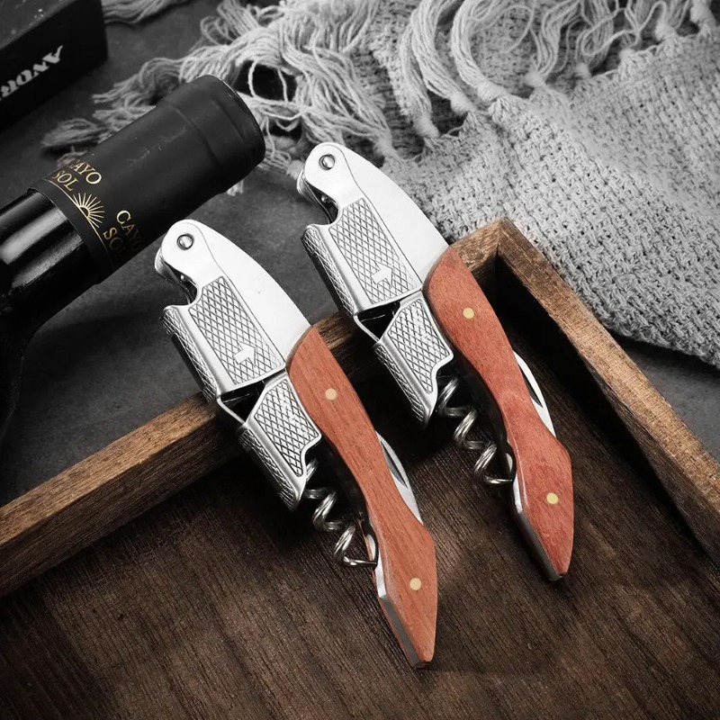 ที่เปิดขวดไวน์แบบสปริงคู่ ทำจา - Cork Screw Lever บทวิจารณ์และราคา