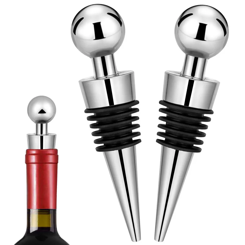 จุกปิดขวดเงิน 2 ชิ้น/ชุด รูปทร - Bottle Stopper Set บทวิจารณ์และราคา