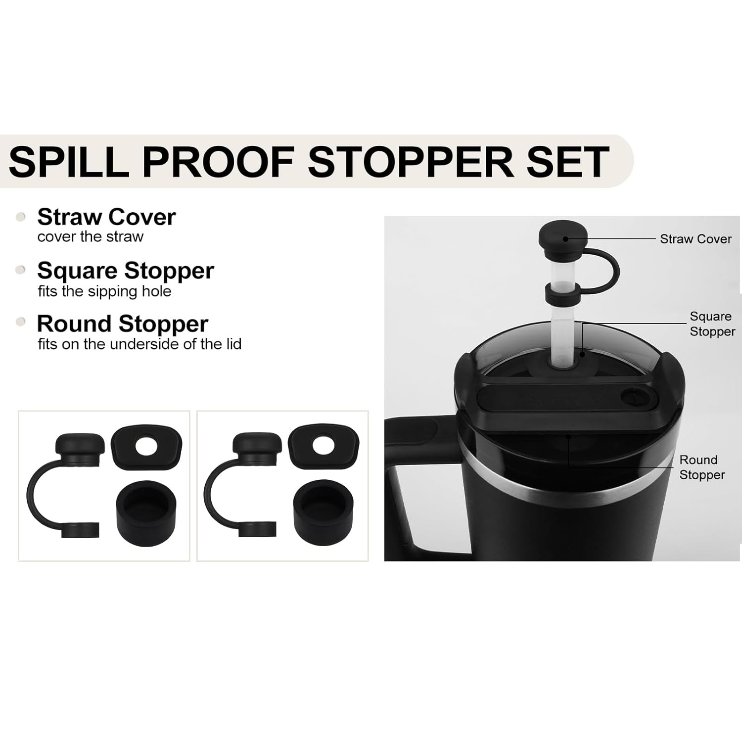 6/12Pcs อุปกรณ์เสริมสําหรับถ้ว - Bottle Stopper Set บทวิจารณ์และราคา