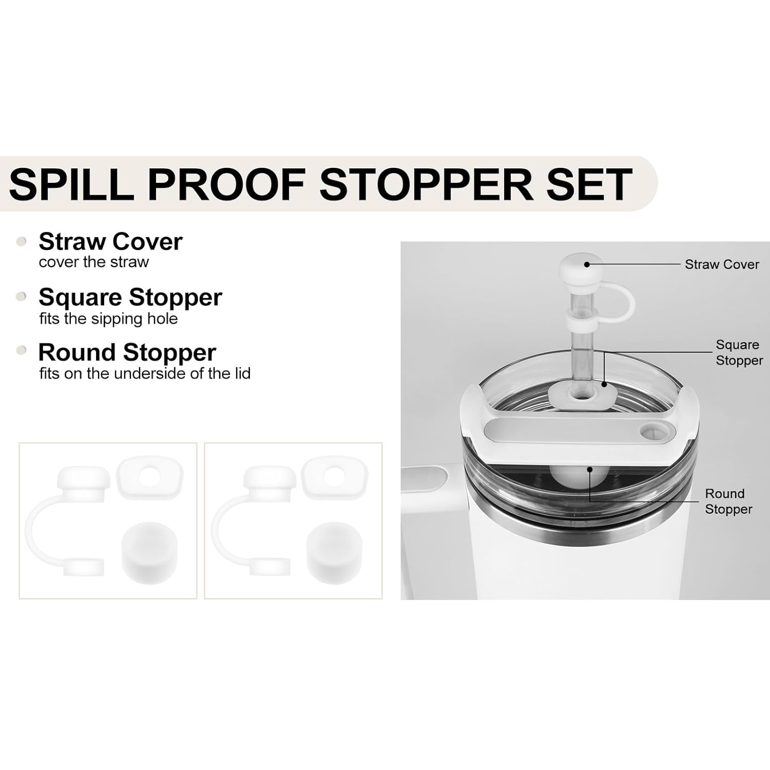 6/12Pcs อุปกรณ์เสริมสําหรับถ้ว - Bottle Stopper Set บทวิจารณ์และราคา